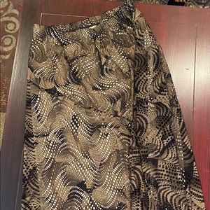 Reba A-Line Maxi Skirt Size L-NWOT